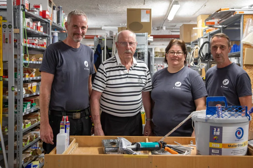 Mitarbeiter der Haustechnik